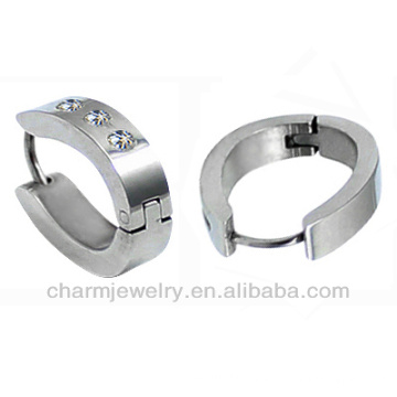 Hot sale Men's Huggie Hoop Earring Surgical Steel Hoop Earring For Boy HE-016